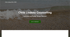 Desktop Screenshot of chrislindsaycounselling.com